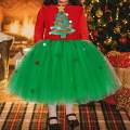Girls Christmas Tree Costume Headwear Lovely Dress up for Role Play Theme Parties Winter. 