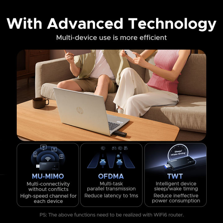 UGREEN%20AX1800%20USB%20'W'iFi'%206%20Adapter%20for%20PC%20Laptop%201800Mbps%205G%202.4G%20Dual%20Band%20'W'iFi'%20Dongle%20High%20Speed%20USB%203.0%20Wi-re-le-ss%20Network%20Adapter%20Plug%20and%20Play%20for%20Windows%2010/11%20-%20Image%204