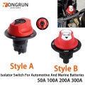 Car Isolation Switch Car Motorcycle Vehicle Power Isolation Switch Disconnect Cable Switch 50A 100A 200A 300A. 
