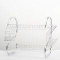 2-Layer Dish Drainer, Sttech1 Multifunction S-Shaped Dual Layers Dish Drying Rack Kitchen Collection. 