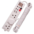 SriLankan Power Strip 5m 6 Sockets Surge Protector Wirecode AC Plug Socket Electrical Adapter Extension Cord Plug Powerpoint. 