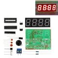 【FOOT SOFA】4-bit Digital Clock Soldering Practice DIY Kit Training Skill Electronics Suit. 