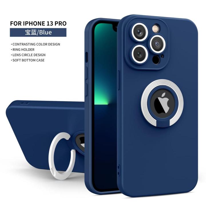 Ring Holder Liquid Silicone Cover for iPhones 11, 11 PRO, 11 PRO MAX ...