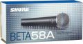 Shure BETA 58A Vocal Microphone - Single Element Super cardioid Dynamic Mic. 