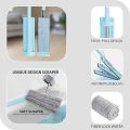 Flat Microfiber Magic Mop for Floor Cleaning, Home Hands Free Squeeze Mop 360° for Hardwood, Laminate Floor, Stainless-Steel Handle with 2 Washable Pads. 