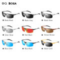 OQ BOGA 9 Styles Aluminum Alloy Metal Rimless Unisex Aviator Sunglasses Men Woman Outdoor Driving Explosion-proof Polarized Sun Glasses UV400. 