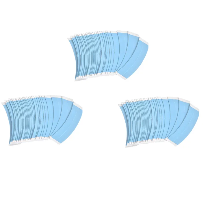 ARELENE 108Pc/Lot Blue Fixed Double Tape Wig Adhesive Extended Hair Tape Waterproof for Toupee Lace Wig Film with Slitting Line