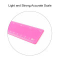 1pc 30cm/12 Inch Plastic Ruler Simple Style Straight Ruler Measuring Tool for Student School Office Stationery Supplies, Random Color. 