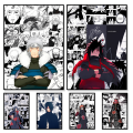 A3/A4 Size Framed wall posters Anime Manga style Naruto Madara Itachi Akatsuki wall posters wall decorations for any room. 