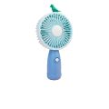 Handheld Rechargeable Fan - HQ33A - Blue. 