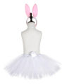 Yfashion Kids Easter Bunny Costume Set Cute Rabbit Ears Headband Bunny Tail Tutu Skirt Bow Tie Set Party Supplies For Girls Boys. 