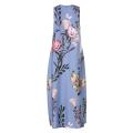 ZANZEA Summer Womens Summer Floral Printed Beach Dress Ladies Long Vest Maxi Dresses. 