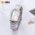Skmei Quartz Watch Fashion Thin Watches Ladies Casual Dress Luxury Silver Ladies Rhinestone Waterproof Relogio Feminino 1400. 