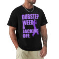 Dubstep Weed And Jacking Off Funny T-Shirt summer tops boys whites anime clothes mens graphic t-shirts. 