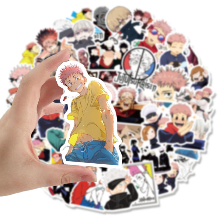20/40pcs%20Jujutsu%20Kaisen%20Stickers%20Japanese%20Manga%20Anime%20Stickers%20for%20Laptop%20Scrapbook%20Journal%20Kids%20Girls%20Boys%20Stickers%20-%20Image%204