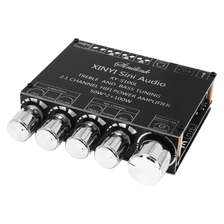 Bluetooth 5.0 2.1 Channel Power Audio Stereo Subwoofer Amplifier Board ...