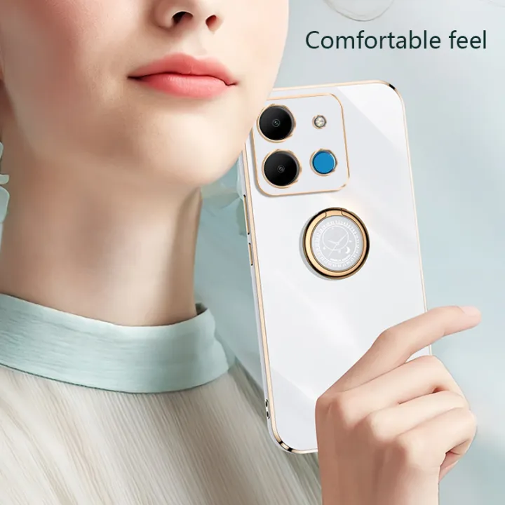 Tokifu%20For%20Infinix%20Smart%207%20Case%20Luxury%206D%20Plating%20Soft%20Back%20Cover%20Silicone%20Phone%20Cases%20With%20Stand%20-%20Image%206