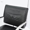 PROFESSIONAL HAIRDRESSING CHAIR BACK COVERS CLEAR BLACK 19" BARBER SHOP CHAIR PROTECTOR. 