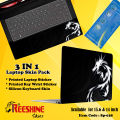 MSI Design 3 in 1 Reeshine Laptop Skin  With Matt laminate For 15.6 Inch laptop ( Back Sticker , Key Wrist Sticker, Keyboard  Skin). 