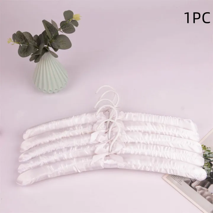 1PC%20Satin%20Padded%20Clothes%20Hanger%20Silk%20Wrapped%20Coat%20Rack%20Wrinkle%20Non-slip%20Coat%20Hanger%20Dress%20Clothes%20Sponge%20Hanger%20-%20Image%208