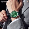 SANDA Brand Fashion Business Luxury Waterproof Quartz Men's Watch. 