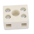 5Pcs Wire Connector 2 Position 5 Hole Ceramic Wiring Terminal Block. 