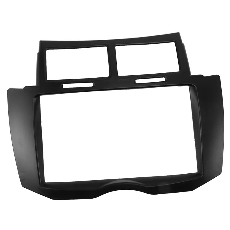 NINGWANG Kit Montaggio Autoradio 2DIN Per Toyota Yaris/Vitz/Platz 2005-2011 - Cornice Cruscatto Argento - Foto 5