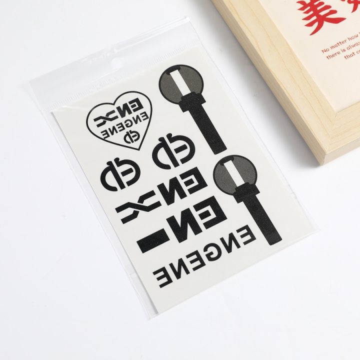 Kpop Korean idol BTS BLACKPINK straykids colorful glitter powder tattoo sticker