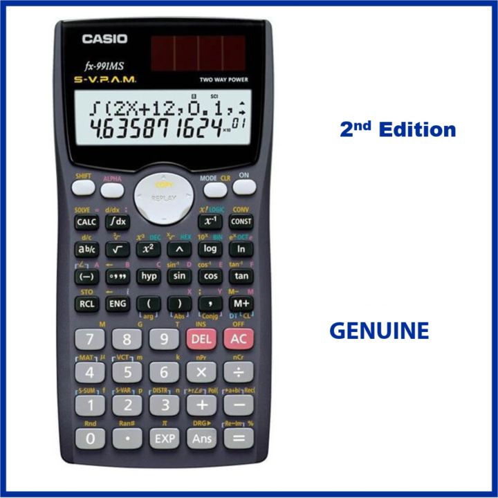 Scientific Calculator Model FX991MS – Fraction Calculations