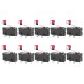 10 Pcs Mini Micro Limit Switch Roller Lever Arm SPDT Snap Action LOT. 