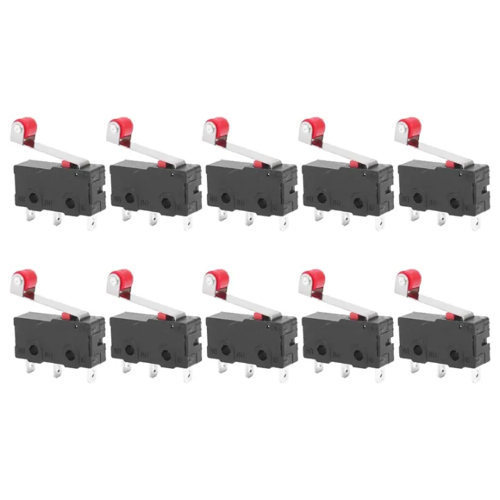 10%20Pcs%20Mini%20Micro%20Limit%20Switch%20Roller%20Lever%20Arm%20SPDT%20Snap%20Action%20LOT%20-%20Image%203