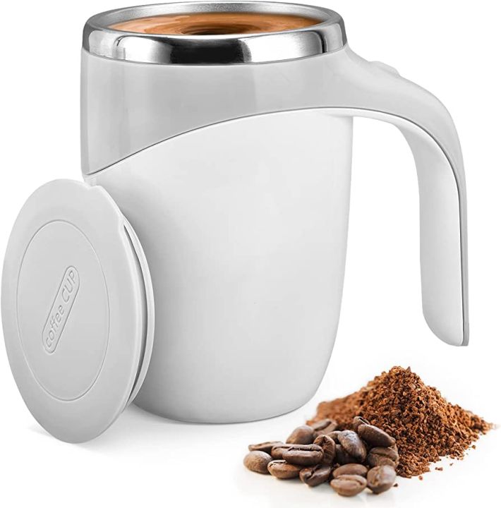 Automatic Magnetic Stirring Coffee Cup Self Stirring Mug Auto Self Mixing Stainless Steel Cup For Coffee Tea Hot Chocolate Milk Mug Fit Home Office Travel