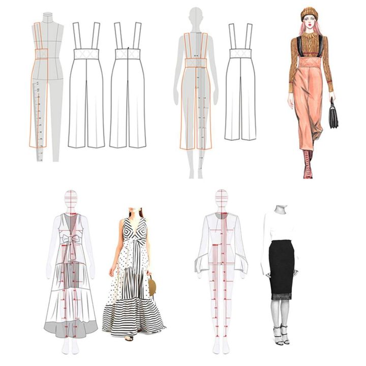 NAMUNY%20Fashion%20Illustration%20Rulers%20Sketching%20Templates%20Ruler%20Sewing%20Humanoid%20Patterns%20Design%20Clothing%20Measuring,Type%20B%20-%20Image%204