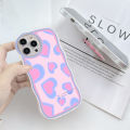 AMORVOR for OPPO F7 / F7 Pro Back Cover (With Free Holder) Love Heart Soft Wavy Phone Case Camera Protection Mobile Cover. 