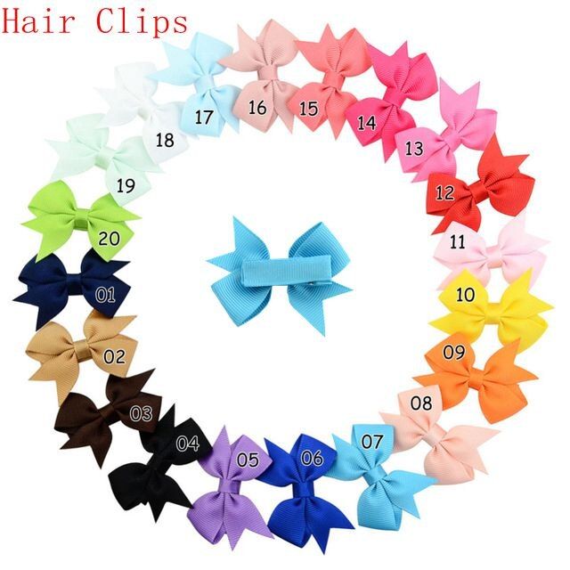 20Pcs/lot%20Solid%20Grosgrain%20Ribbon%20For%20Baby%20Girls%20Ponytail%20Hair%20Bands%20Elastic%20Rope%20Handmade%20Headband%20Hair%20Accessories%20-%20Image%202
