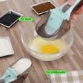 Adjustable Measurement Spoon with Scale for Kitchen Home Baking Cooking Tools Volume Measuring Spoons Scale Measurement Spoon for Cake Baking Kitchen Plastic Measuring Spoon and Cup Set 2 pcs. 