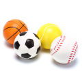 Mini Soft Football Basketball Baseball Tennis Toys 6.3cm Foam Rubber Squeeze Balls Anti Stress Toy Balls Soccer Hand Exercise. 