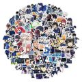 100 s Blue Lock Stickers Isagi Yoichi Cartoon Stickers Decals DIY Phone Case Laptop Skateboard Cool Anime Kids Sticker Toy. 