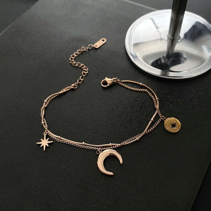 %E3%80%90ALLGOOD%E3%80%91%20Fashio%20Women's%20Hand%20Bracelets%20%20Double-layer%20Star%20Moon%20Bracelet%20Rose%20Gold%20Chain%20Fine%20Jewelry%20Stone%20%20Half%20-%20Image%205