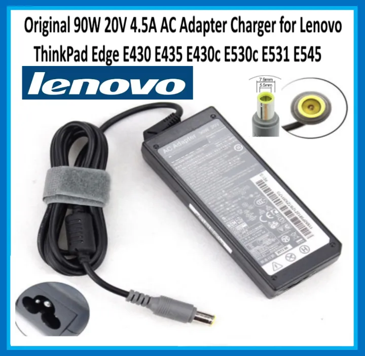 Laptop Adapter Charger Power Supply Origina l 90W 20V 4.5A AC Adapter Charger for Lenovo ThinkPad Edge E430 E435 E430c E530c E531 E545
