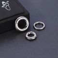 ZS 1PC G23 Titanium Hoop Earring for Women Silver Plated Circle Earring Large Gauge Seputm Nose Ring 2/4/6/8/10/12G Punk Earring. 