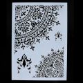 A4 DIY Craft Mandala Stencil For Wall Painting Scrapbooking Stamping Album Decorative Embossing Paper Card Flower Template. 