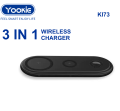 Yookie KI73 3-in-1 Wireless Charger. 