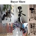 Tripod 330A - Camera Stand & Phone Stand & Holder. 