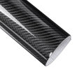 5D Ultra Shiny Glossy Black Carbon Fiber PVC Waterproof Car Wrap Sticker Decal. 
