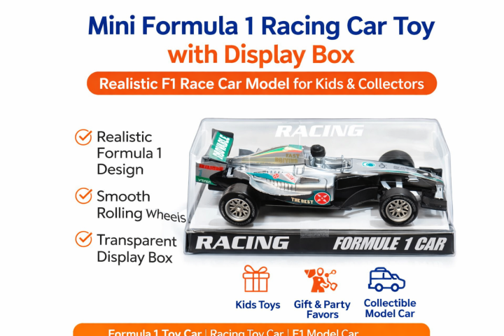 ๐๏ธ learn to build an exhilarating car racing game... ๐๏ธ Mini Formula 1 Racing Car Toy with Display Box โ Realistic F1 Race ...