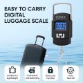 Electronic Portable Fishing Hook Type Digital LED Screen Luggage Weighing Scale, 50 kg/110 Lb. 