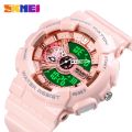 SKMEI Sports Chronograph Dual Display Alarm 50M Waterproof Watches For Men Women 1688. 