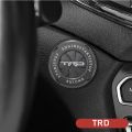 Toyota TRD Car Ignition Switch Ring Engine Start Stop Button Cover for Prius Fortuner Corolla Cross Altis CHR Yaris Ativ Camry Vios Hilux GR. 