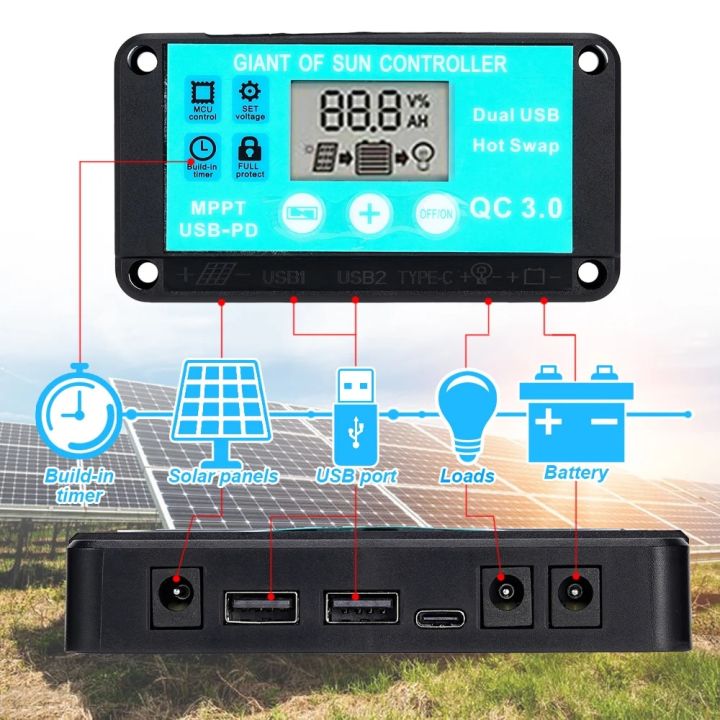 DC%2012V%20Brushless%20Solar%20Water%20Pump%20Kit%20Time%20Control%20Solar%20Controller%20350L/H%20Ultra-quiet%20Submersible%20Motor%20Garden%20Fountain%20Decor%20-%20Image%205